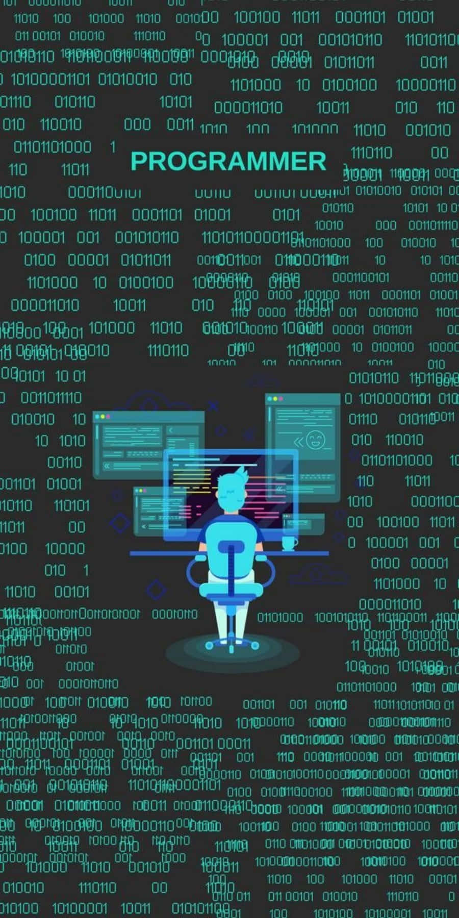 Programming On Your Phone Background