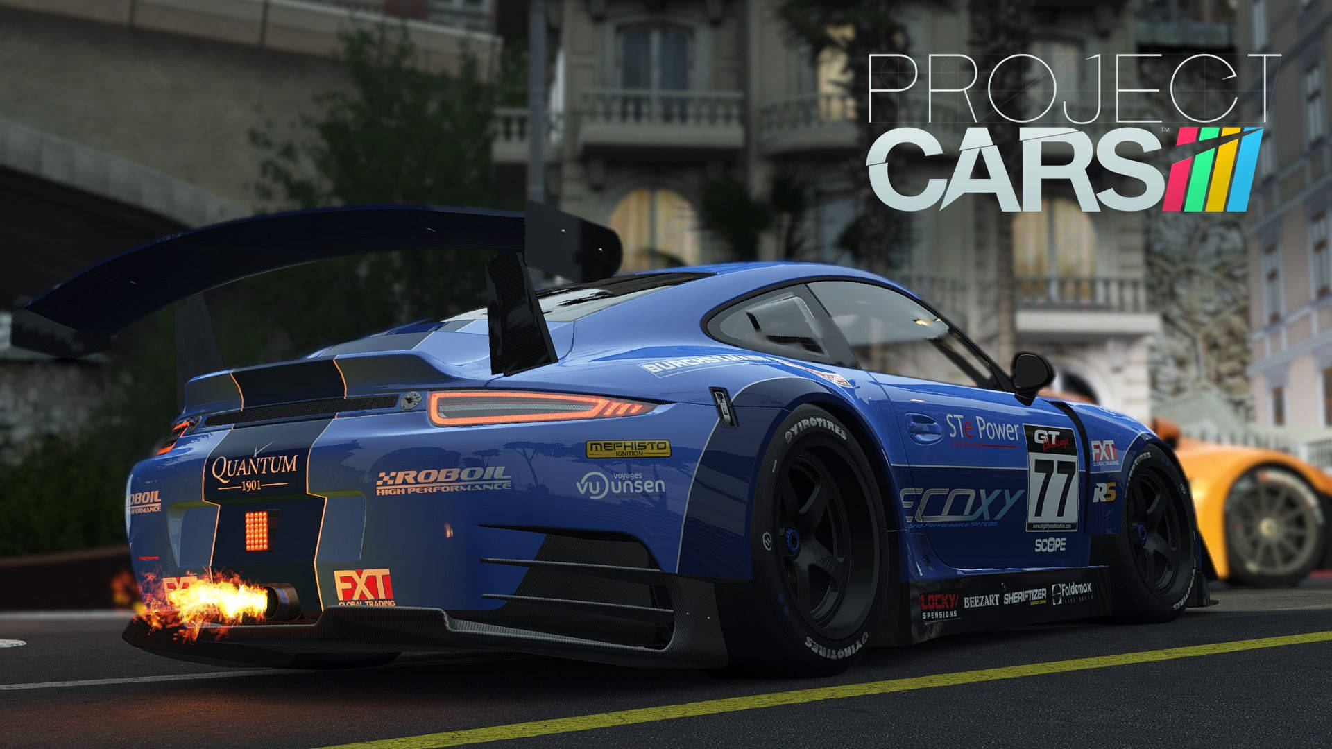 Project Cars 2 Blue Porsche Background