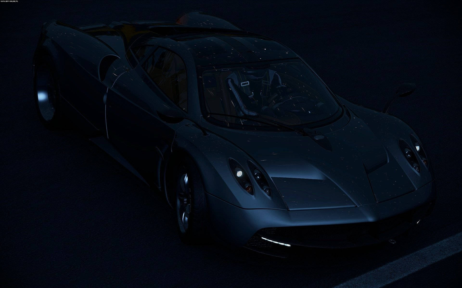 Project Cars 4k Jet Black Pagani Background