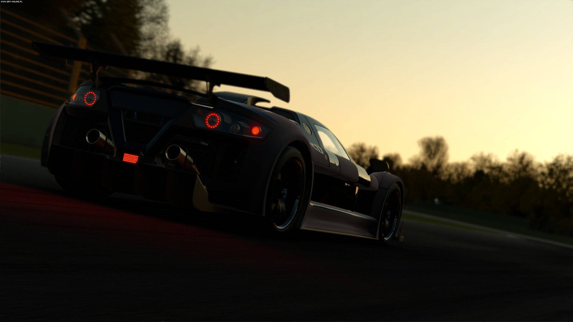 Project Cars 4k Matte Black Auto Background