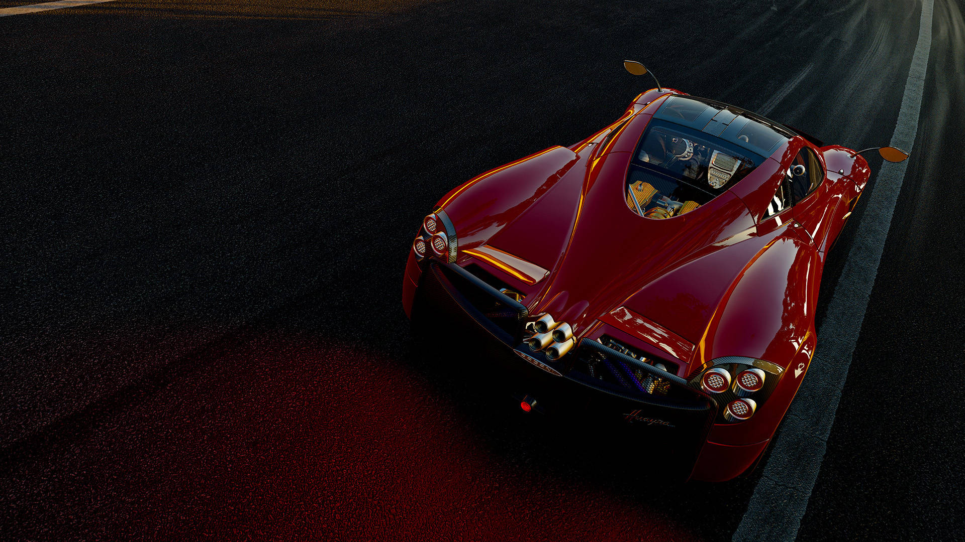 Project Cars 4k Shiny Red Pagani Background