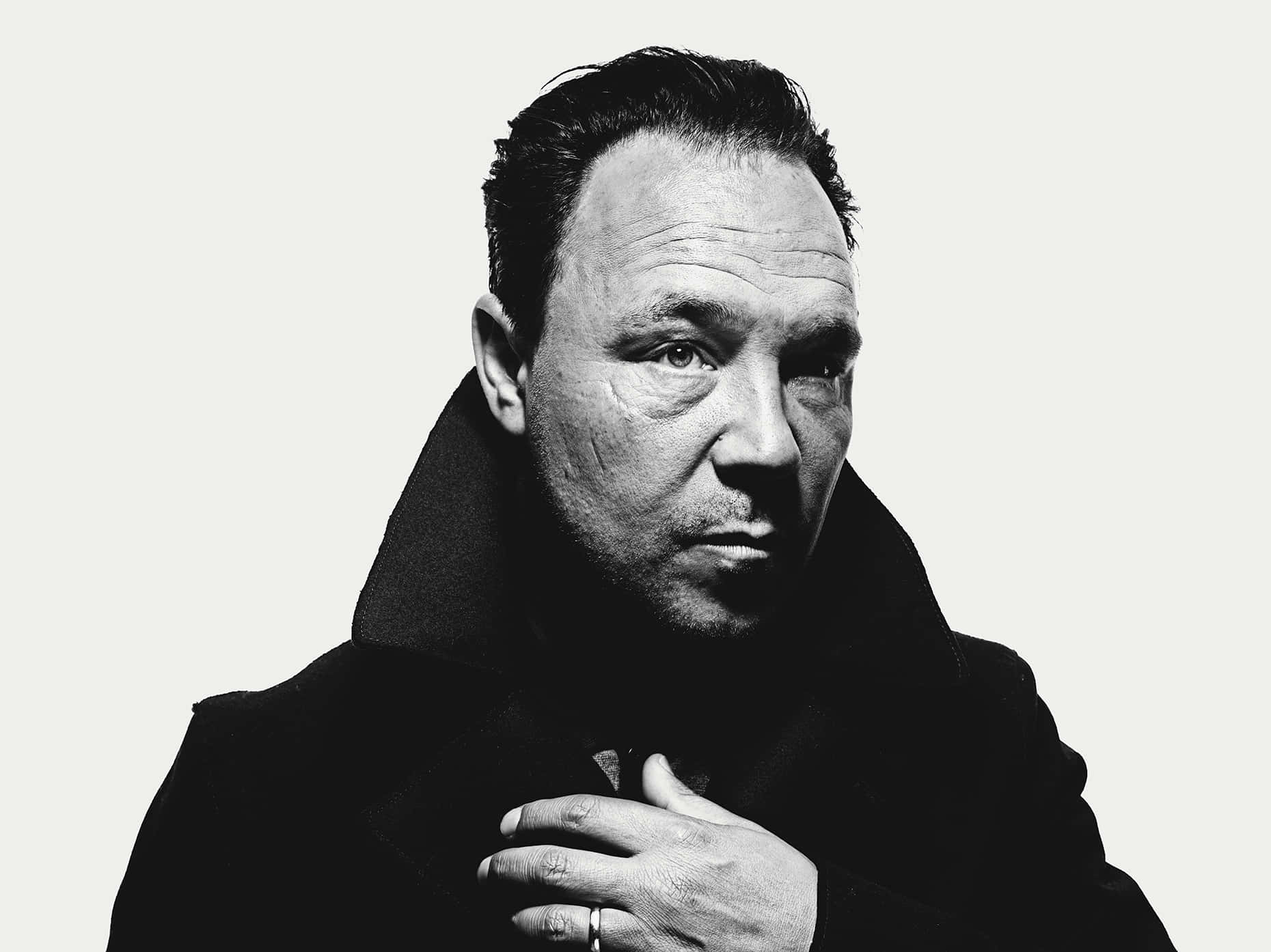 Prolific British Actor, Stephen Graham In A Contemplative Pose. Background