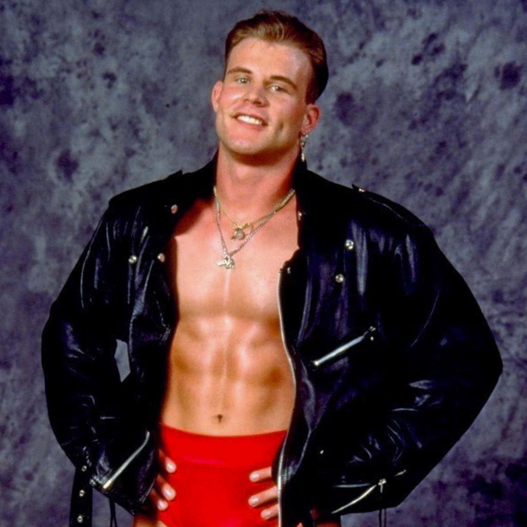Prolific German Wrestler, Alex Wright In Action Background