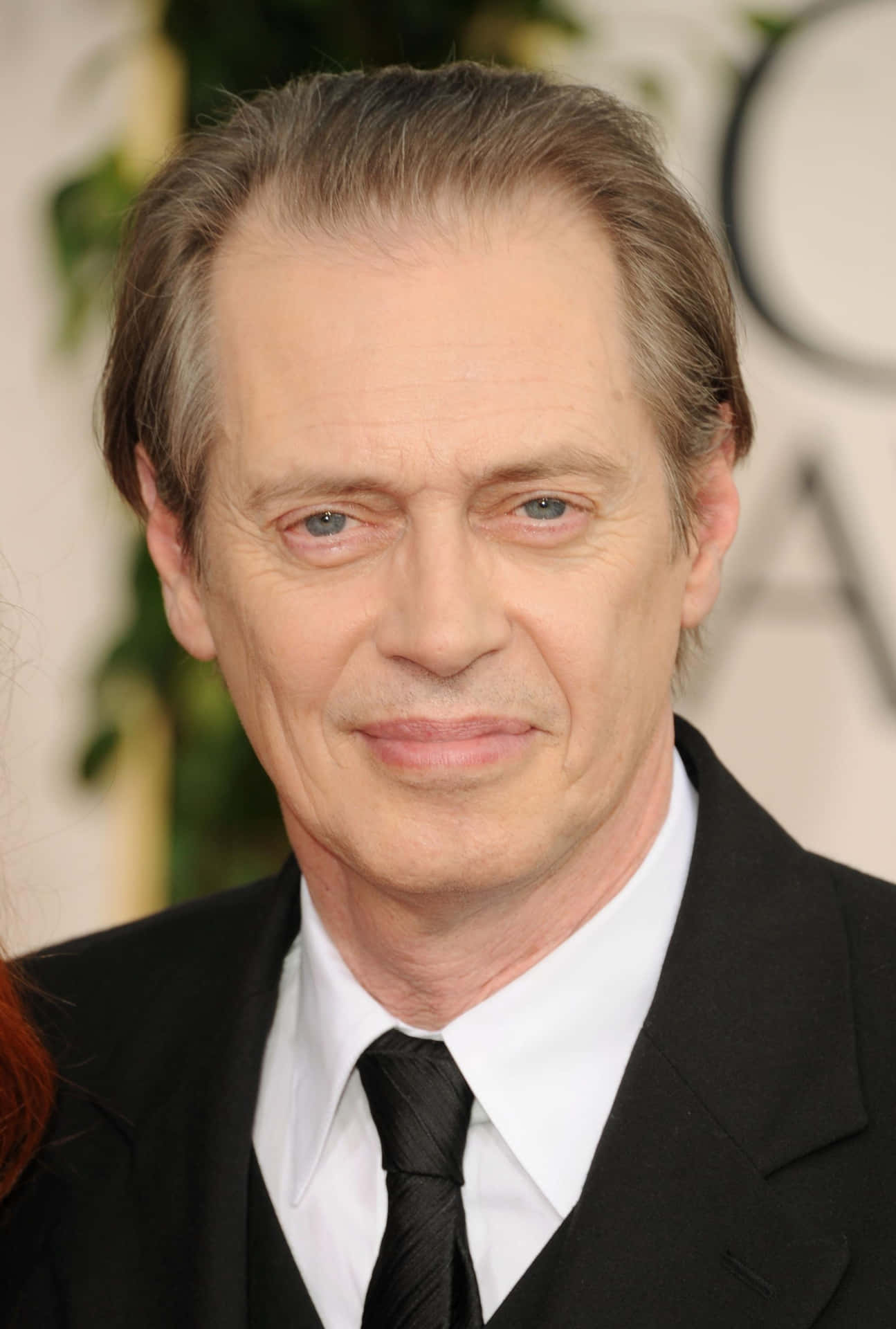 Prolific Hollywood Actor Steve Buscemi Caught In A Thoughtful Moment. Background