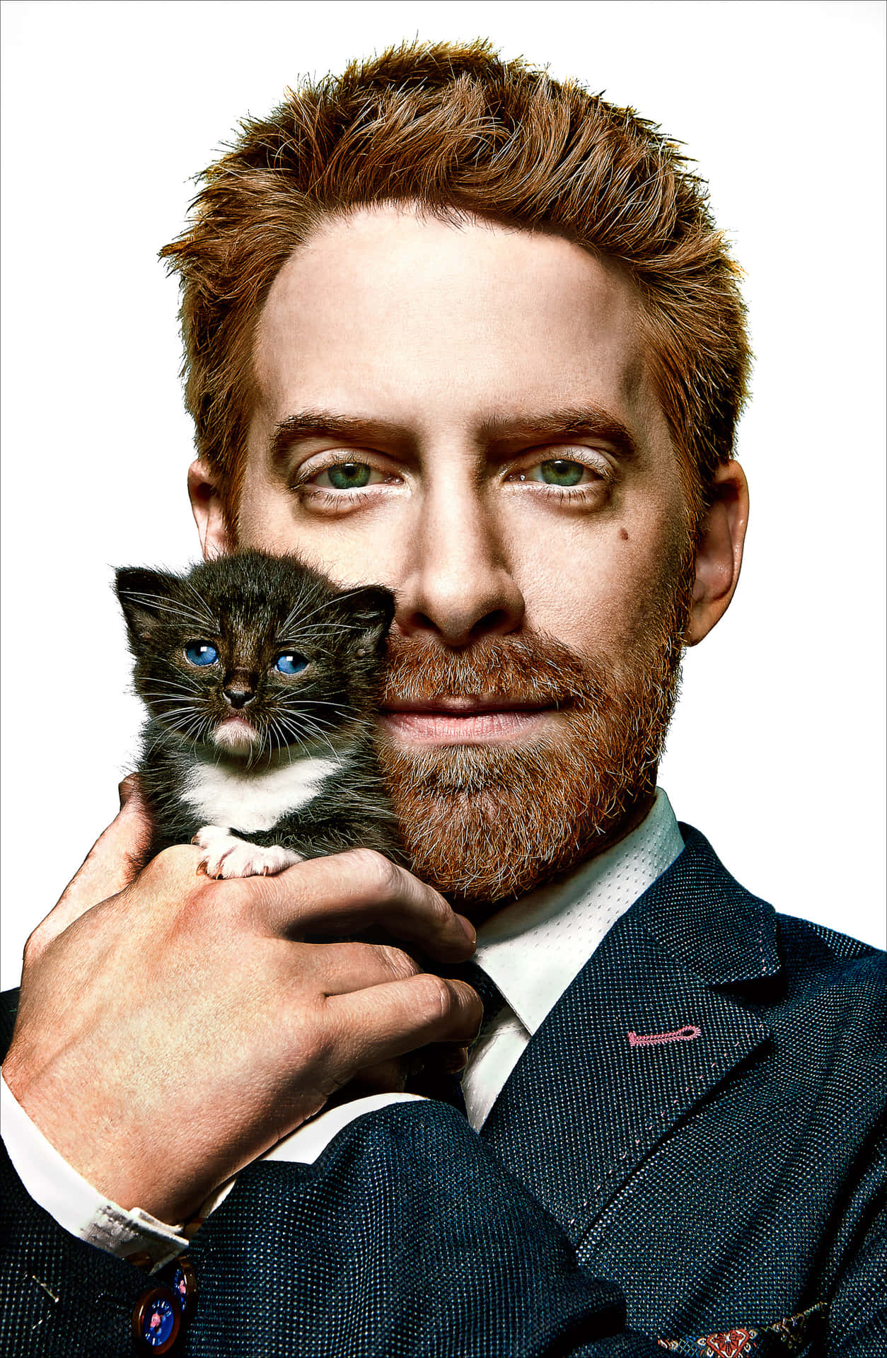 Prominent Actor Seth Green Poses With A Smile Background