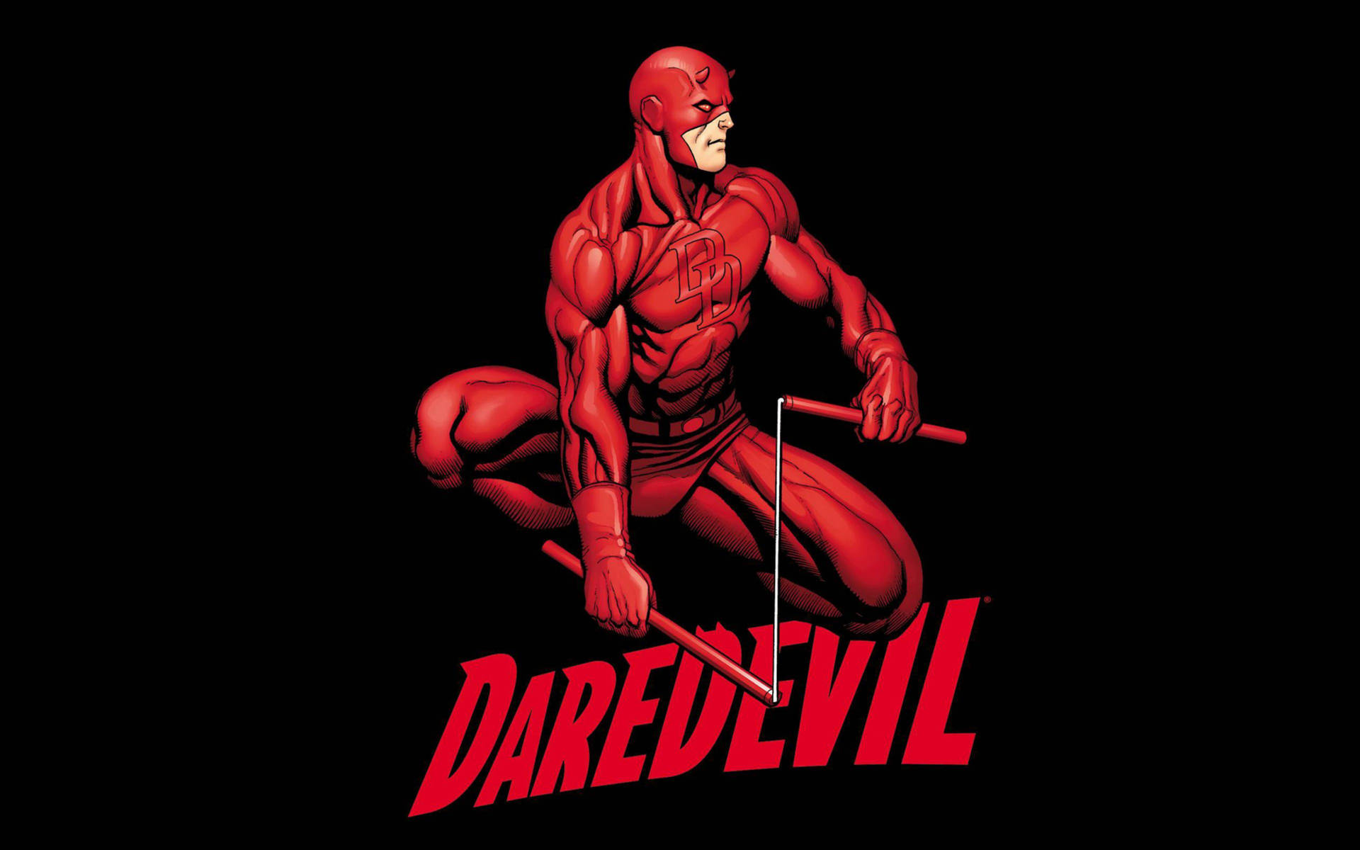Promotional Art Of Marvel's Daredevil Background