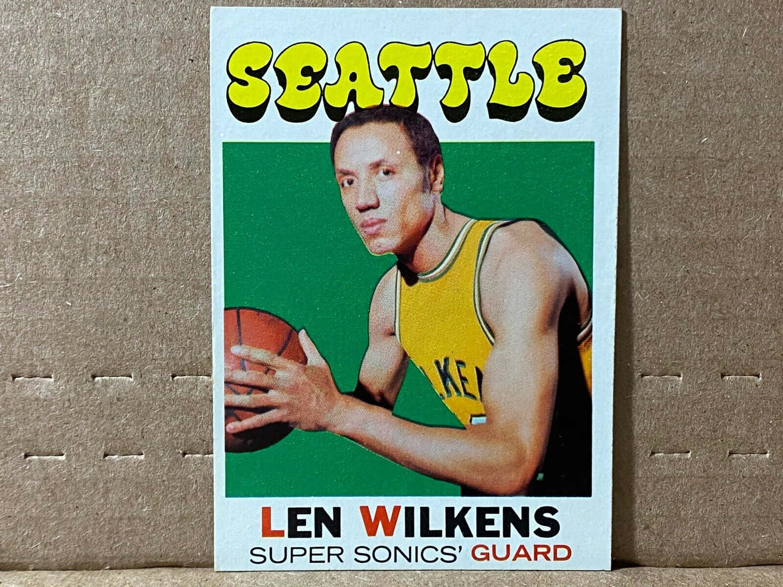 Promotional Poster Lenny Wilkens Background