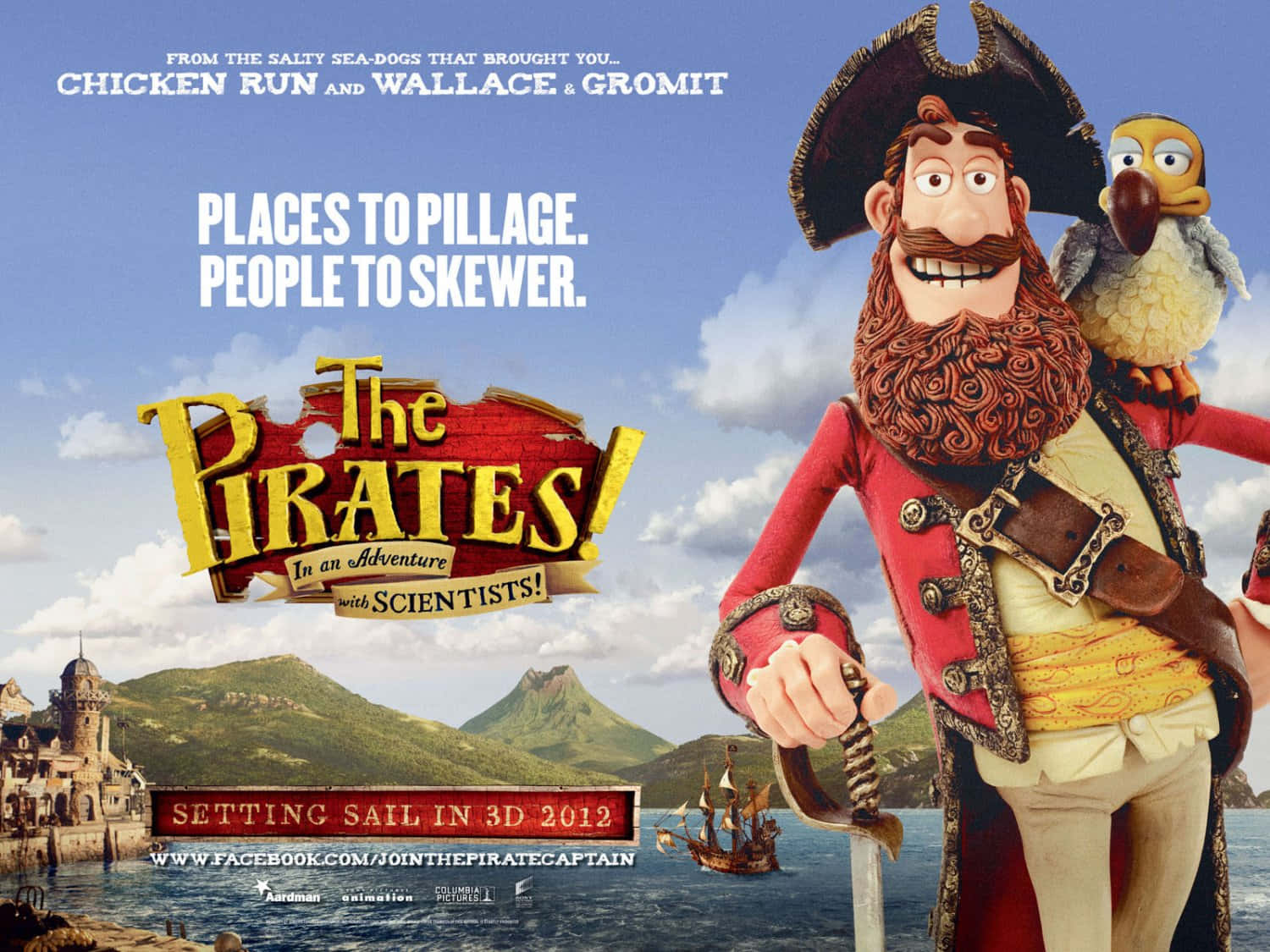 Promotional Poster Of The Pirates Band Of Misfits Background