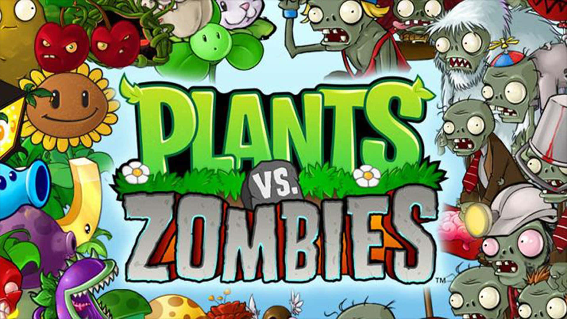 Protect Your Garden And Brain From Zombies Background