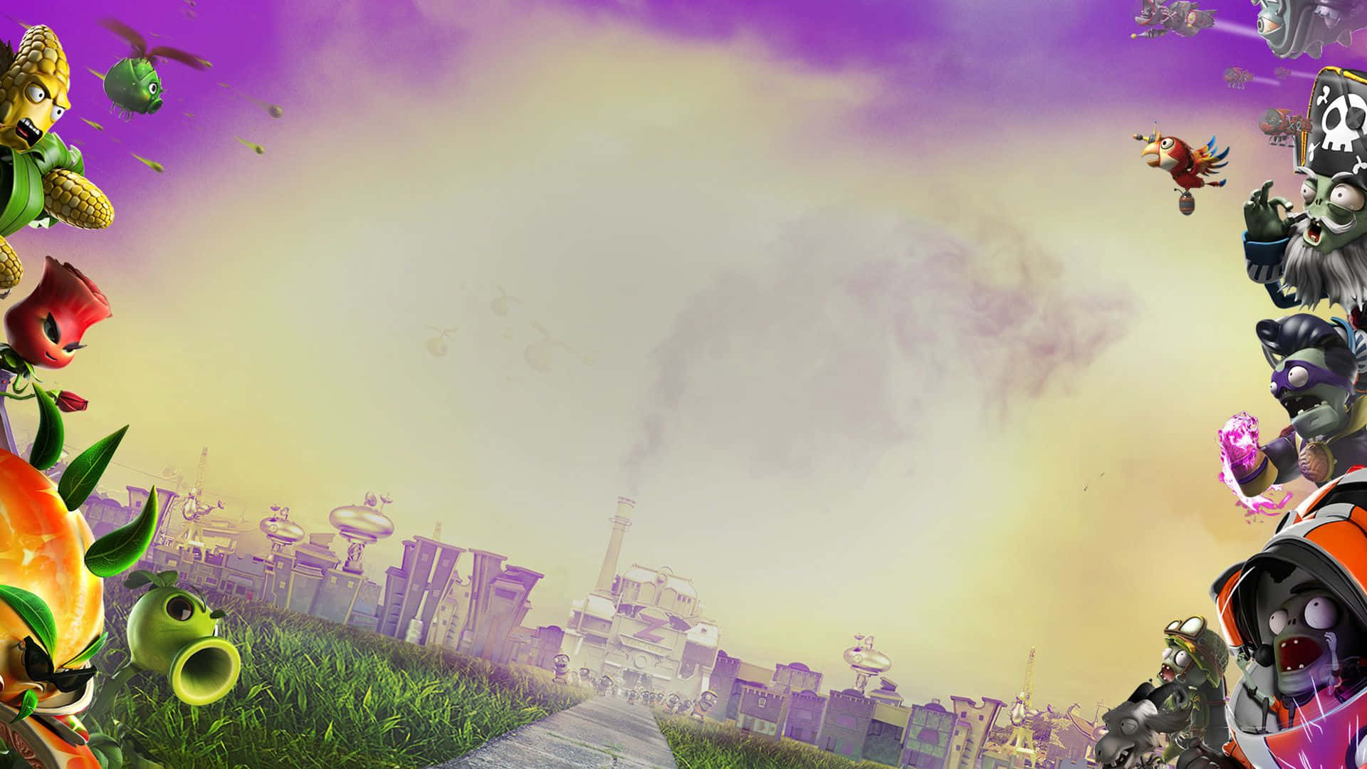 Protect Your Plants Against The Zombie Invasion! Background