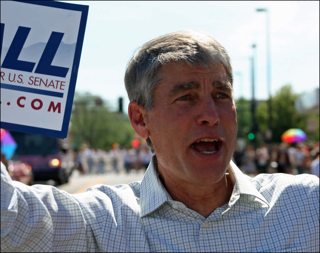 Protesting Mark Udall Background