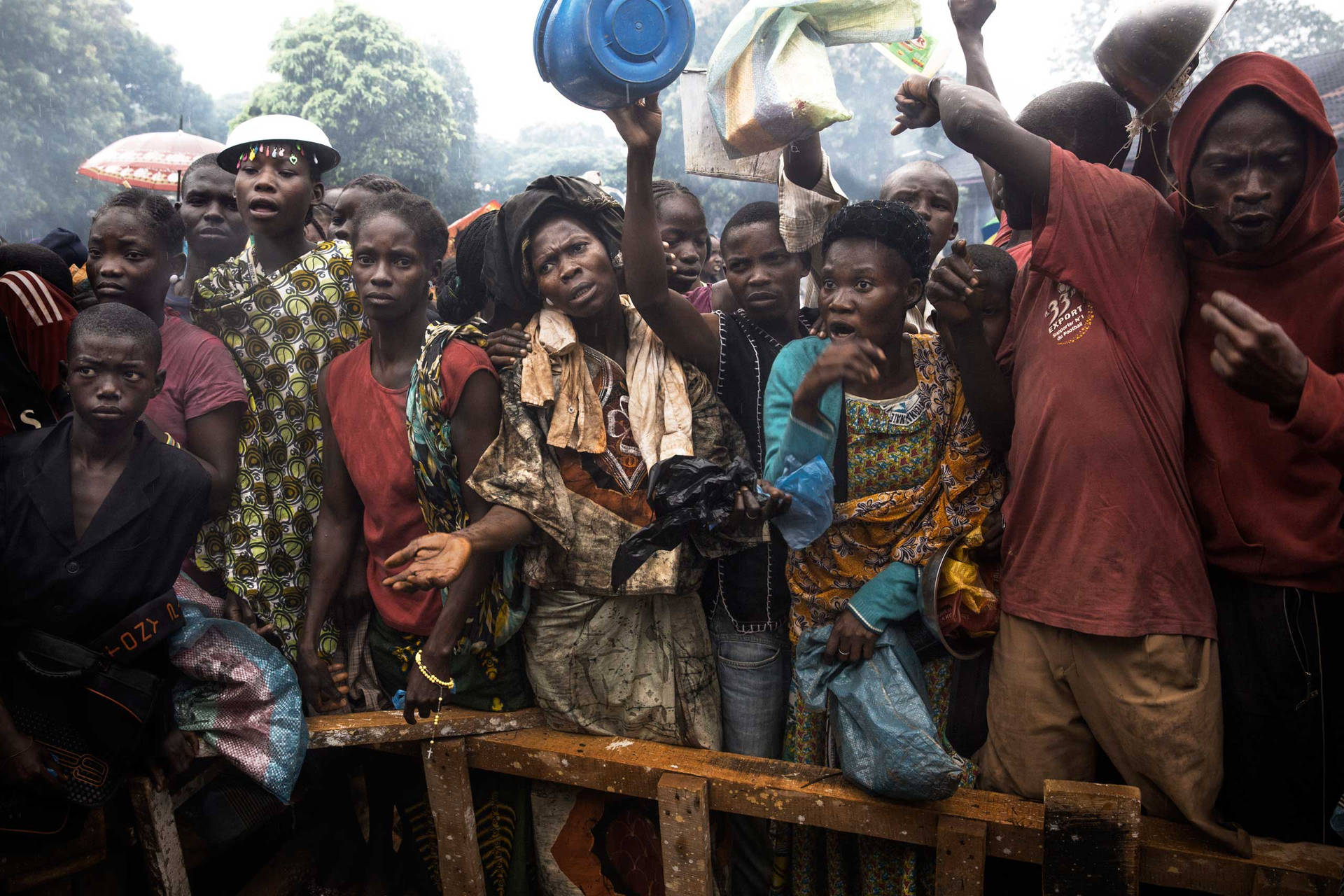 Protesting People In Central African Republic