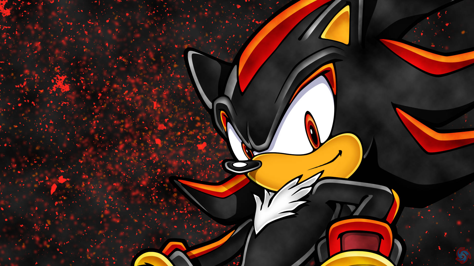 Proud Cartoon Shadow The Hedgehog Pfp Artwork Background