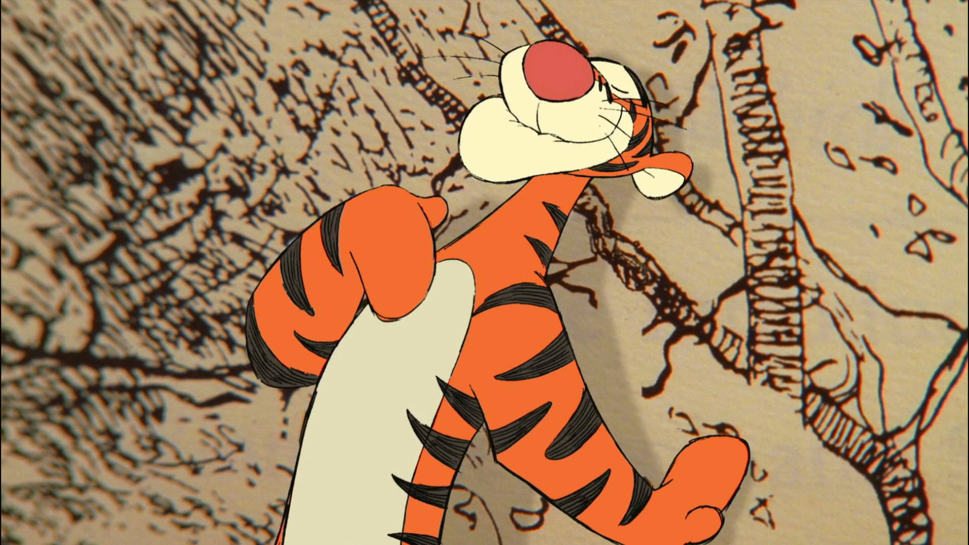 Proud Character Tigger Background