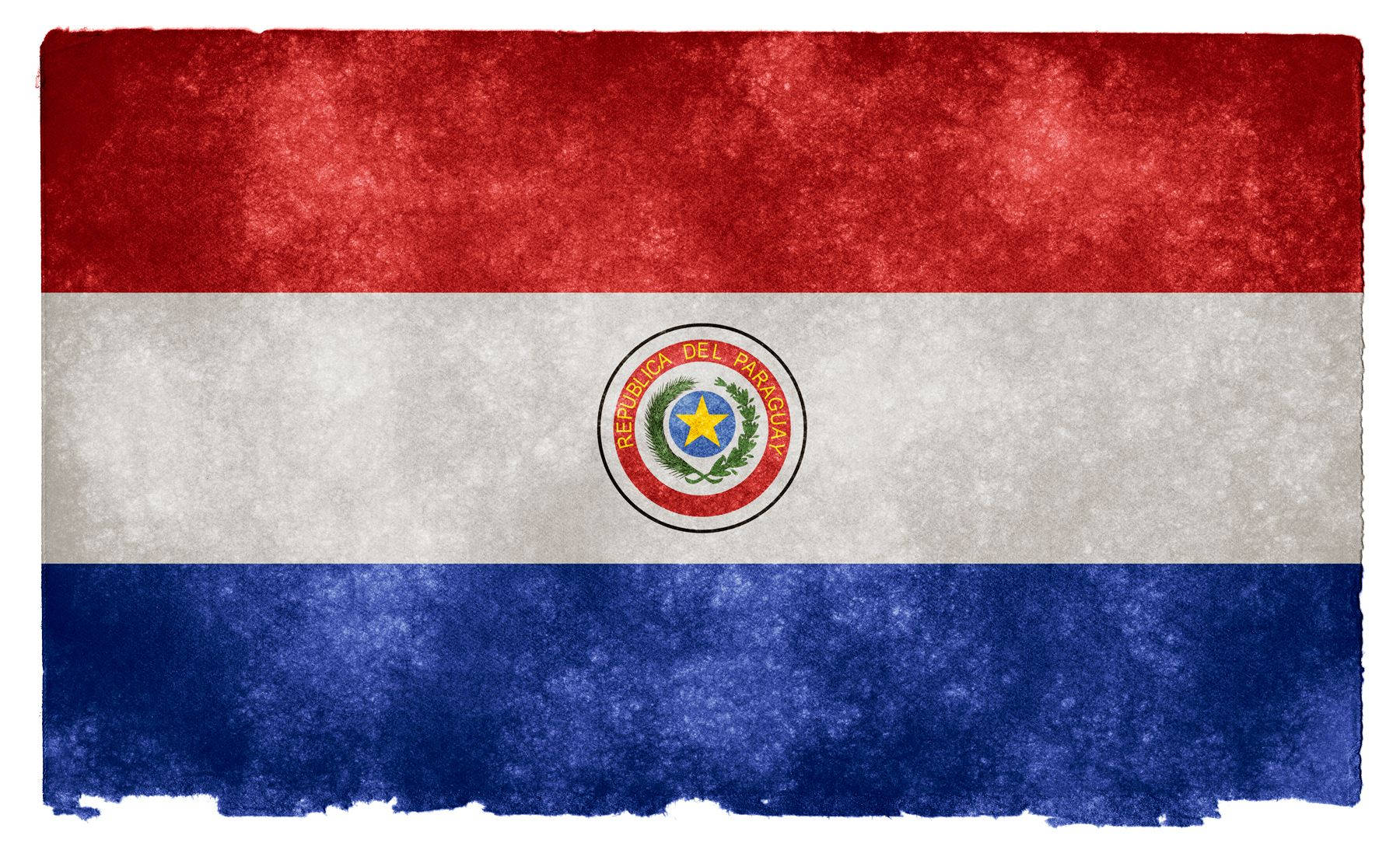 Proud Display Of Paraguay's Flag