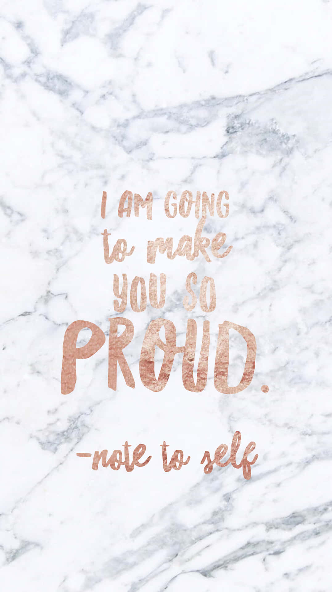 Proud Note To Self Quote Background