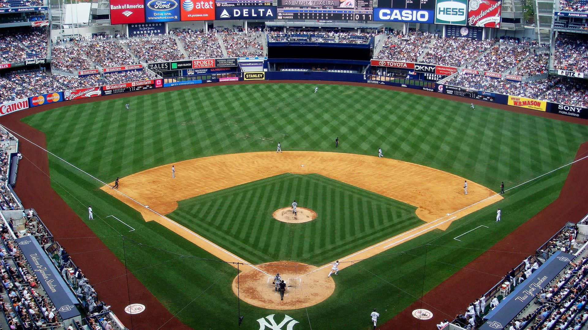 Proud To Be A Fan Of The New York Yankees! Background