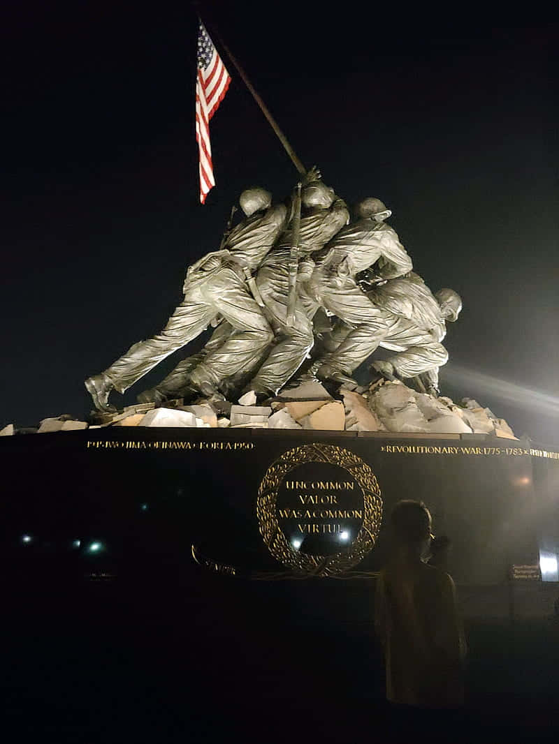 Proud To Serve: A Us Marine Corps Soldier