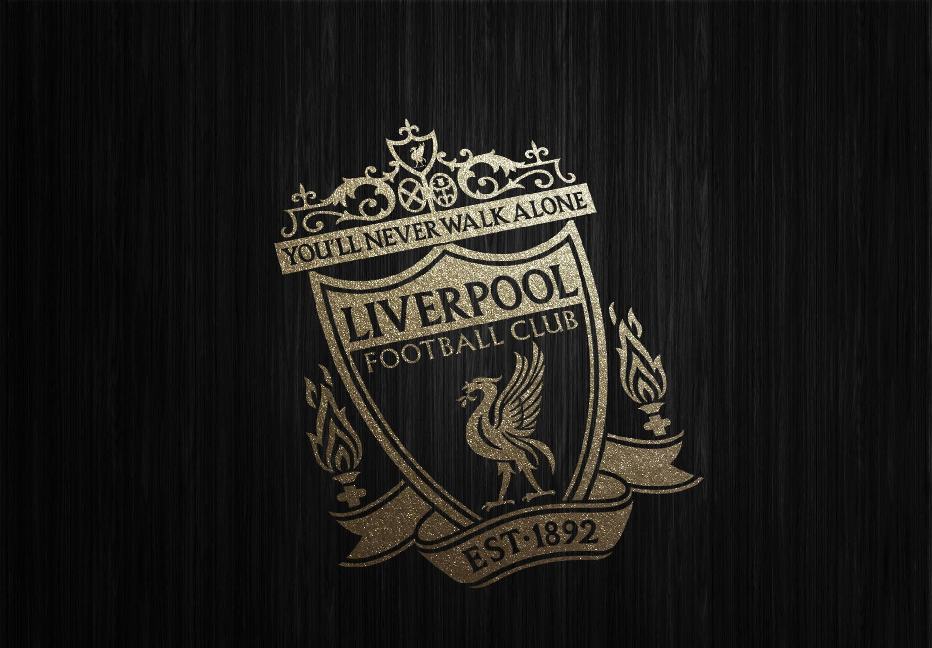 Proudly Represent Liverpool With Glitter Gold! Background