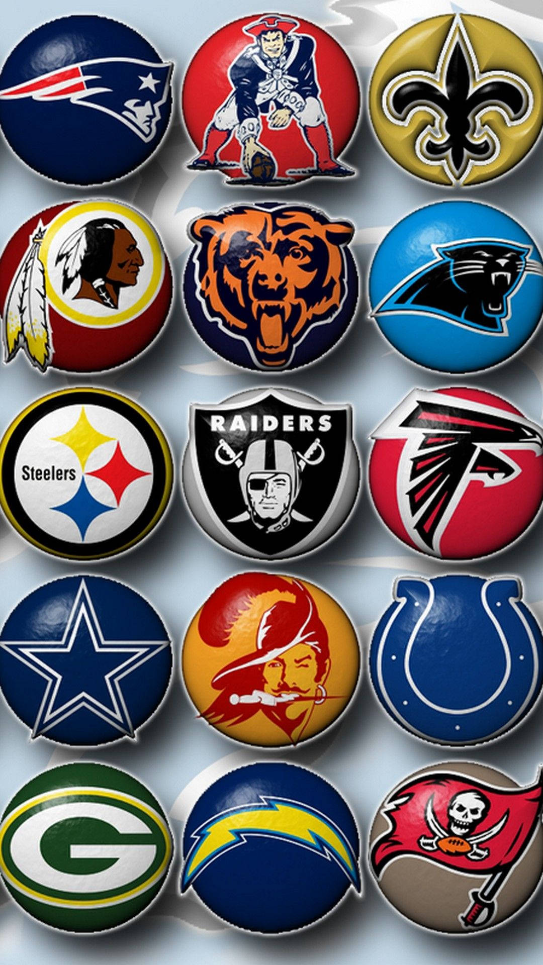 Proudly Support Your Favorite Nfl Team Background