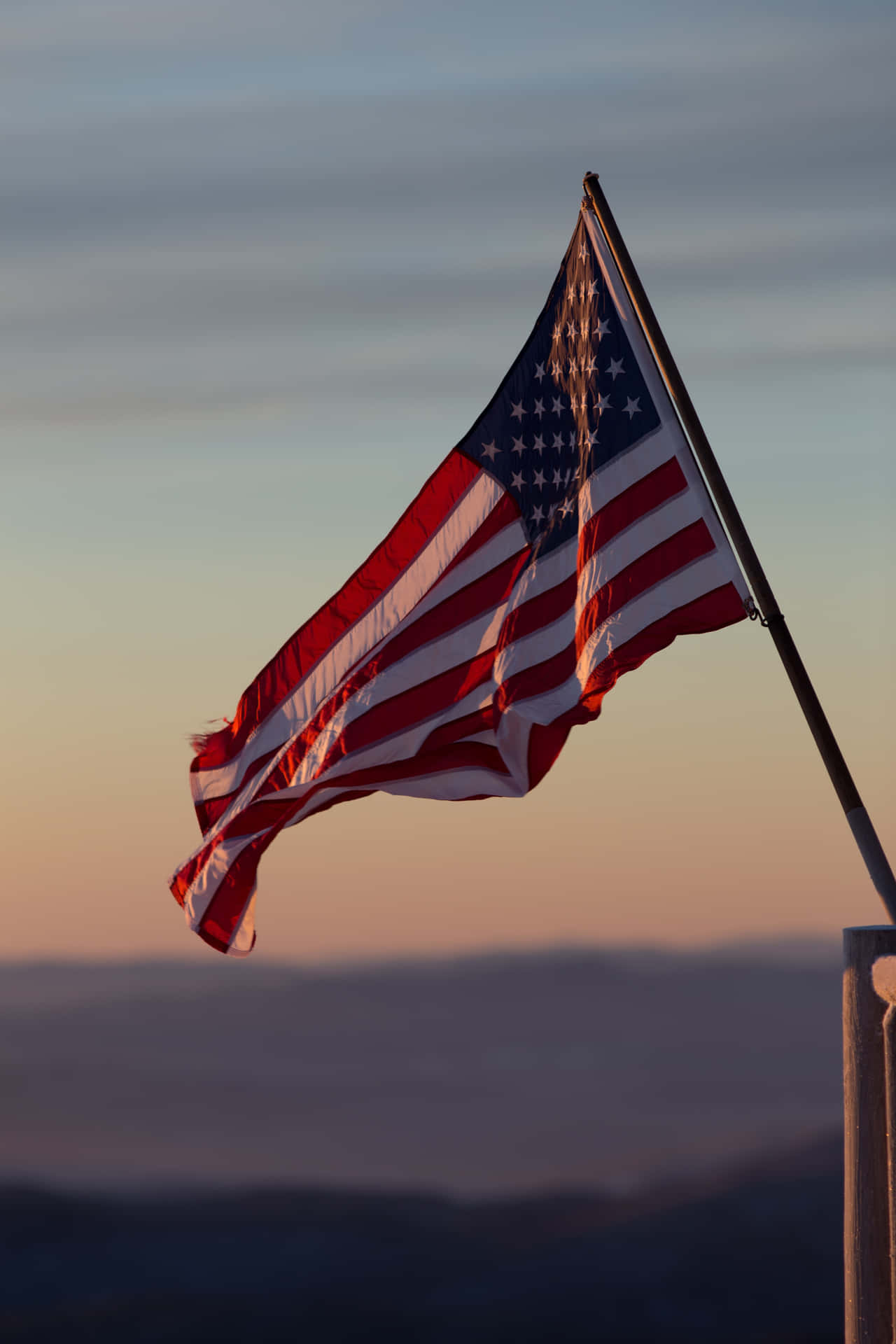 Proudly Waving Star-spangled Banner