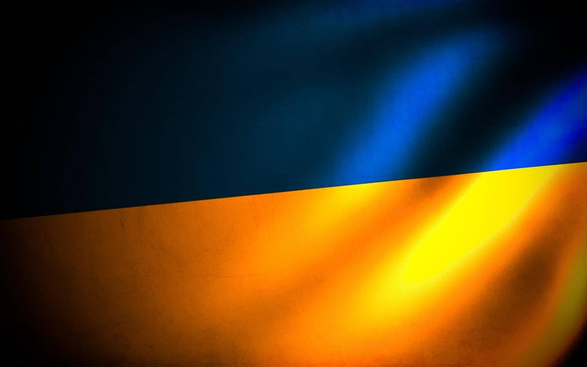 Proudly Waving - The Flag Of Ukraine Background