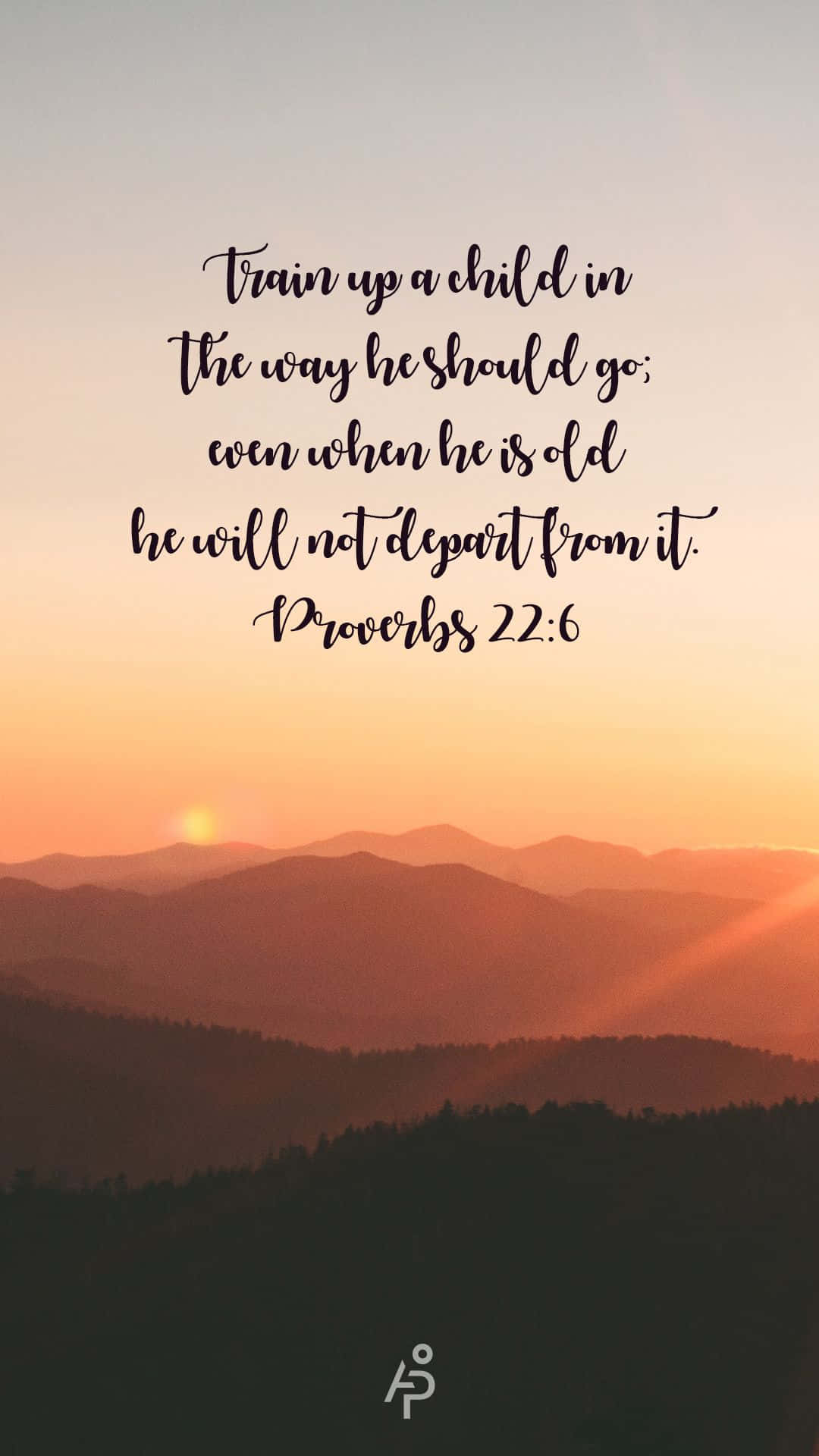 Proverbial Bible Saying Background