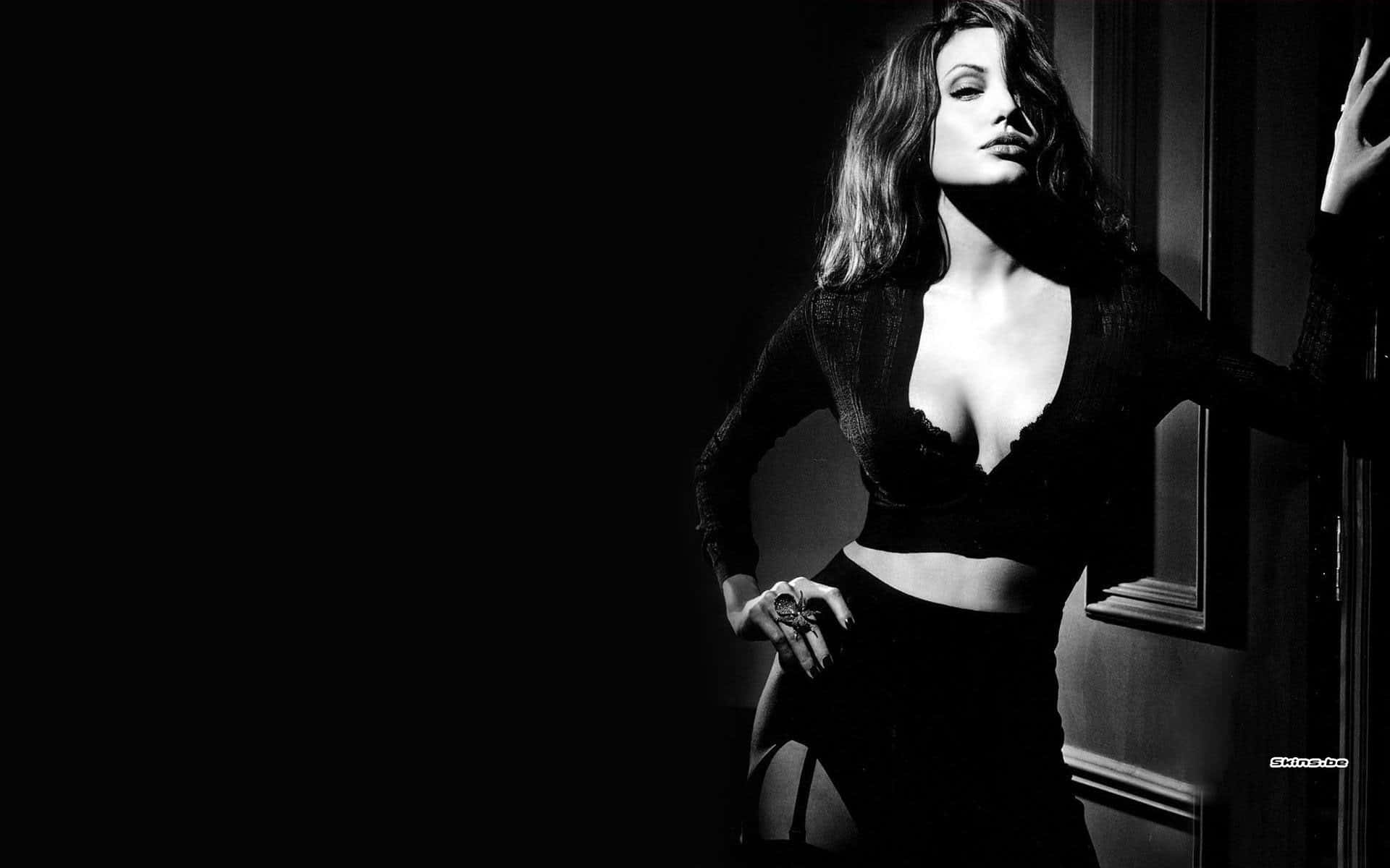 Provocative Angelina Jolie Background