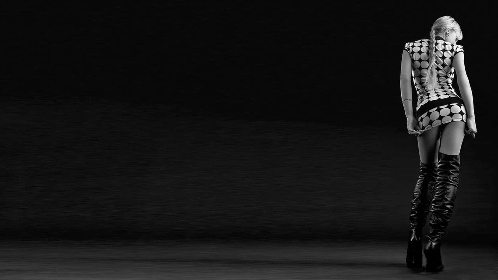 Provocative Black And White Photoshoot