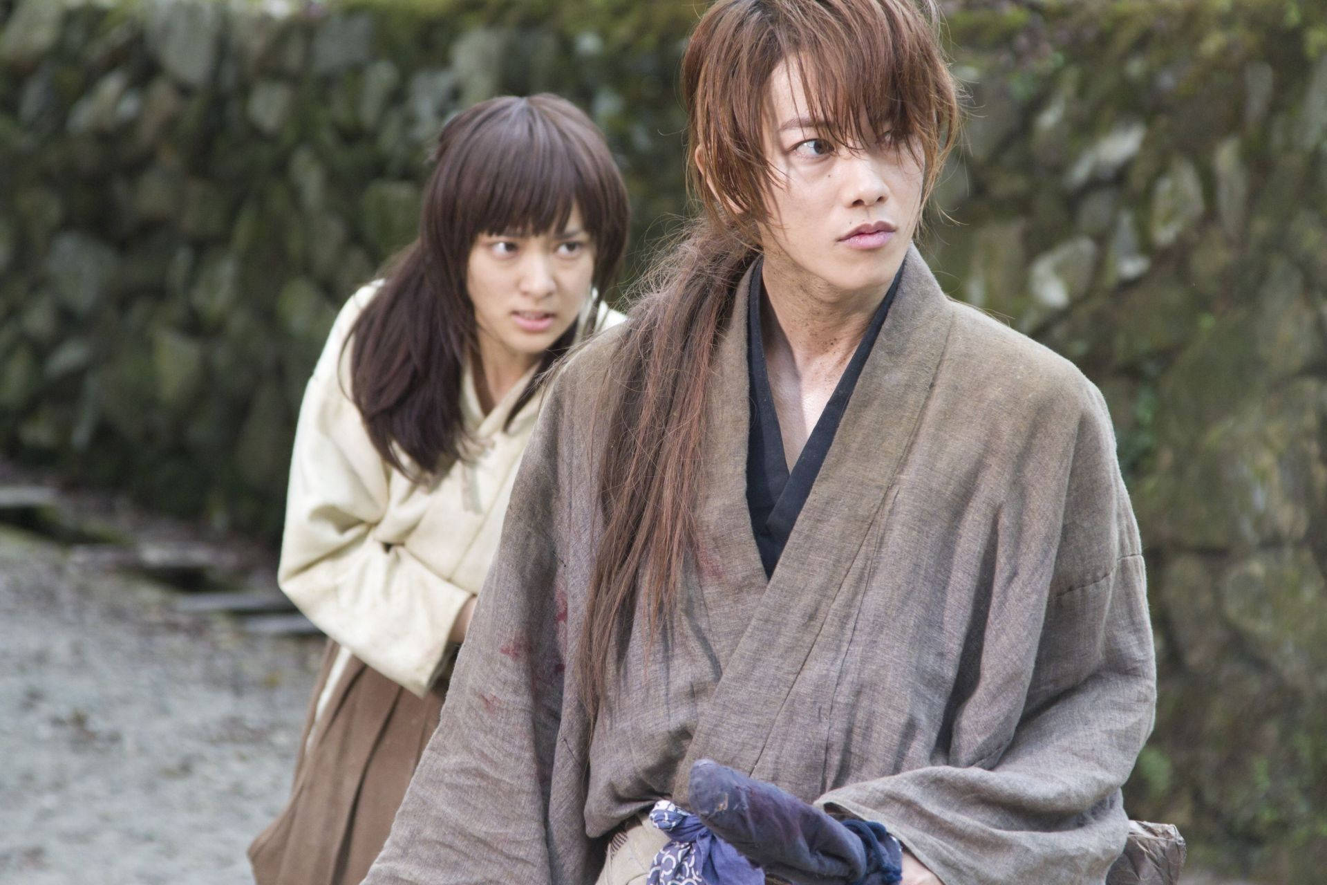 Provoked Rurouni Kenshin With Kaoru Background