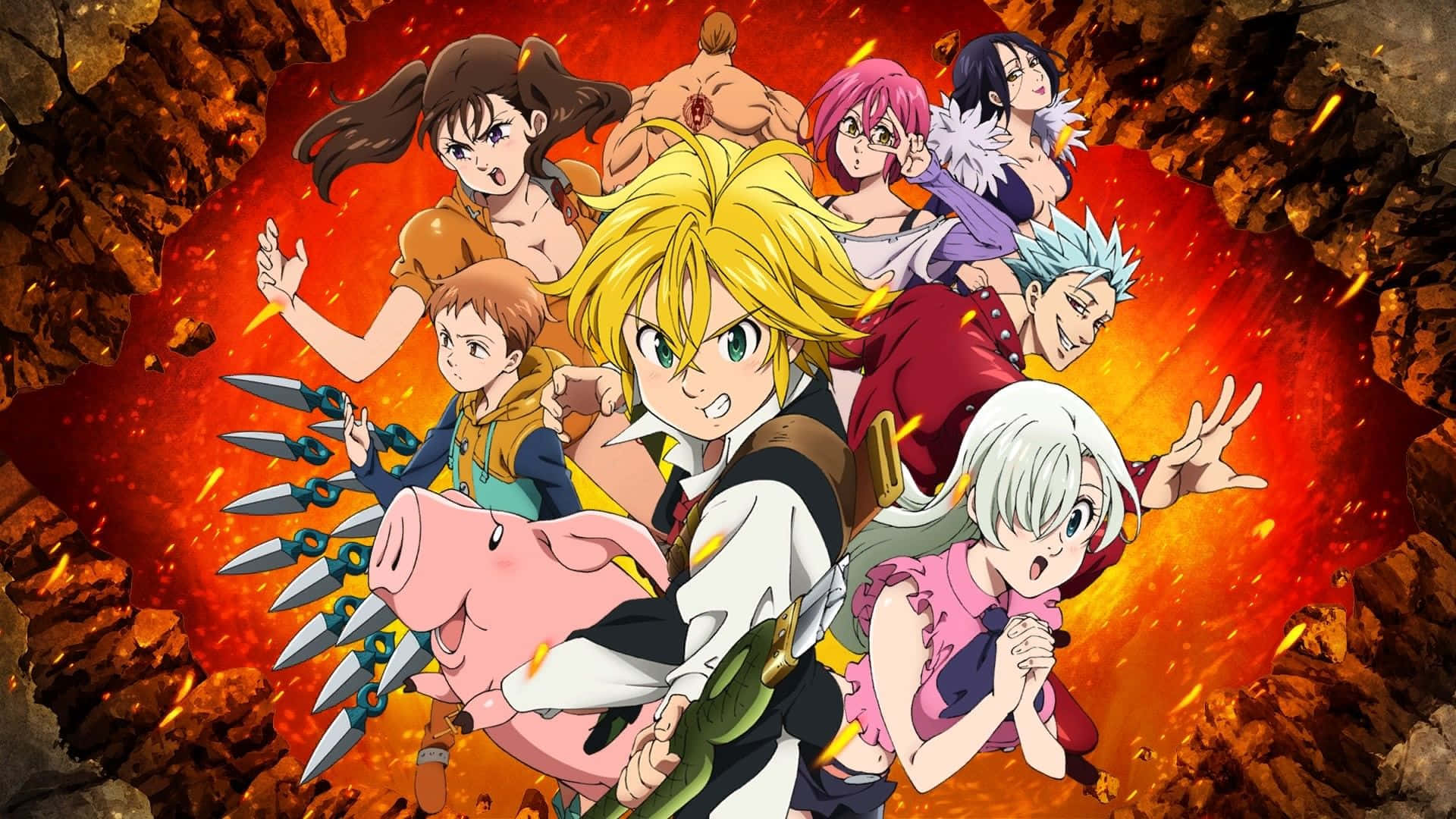 Ps4 Anime Seven Deadly Sins Background