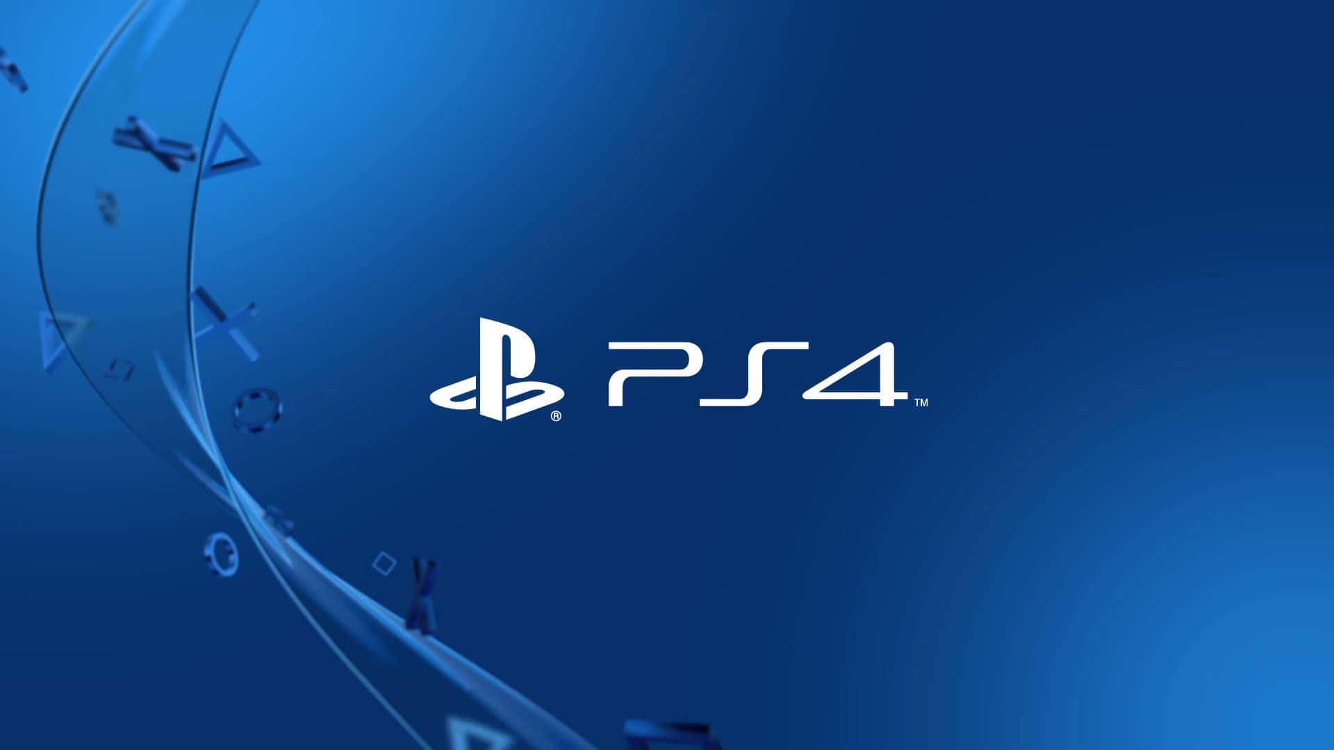 Ps4 Logo Blue Abstract Theme Background