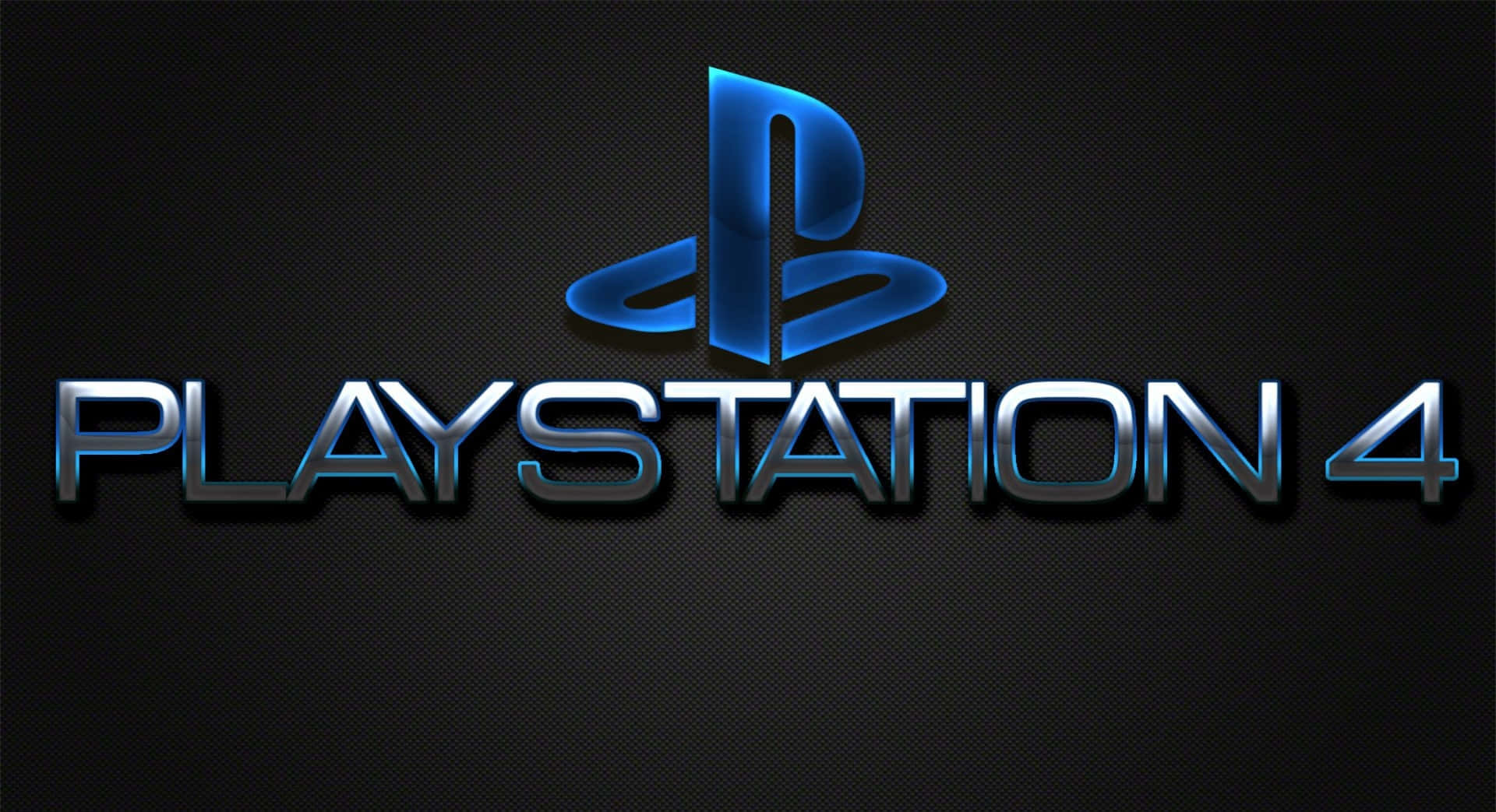 Ps4 Logo Plain Black Theme Background