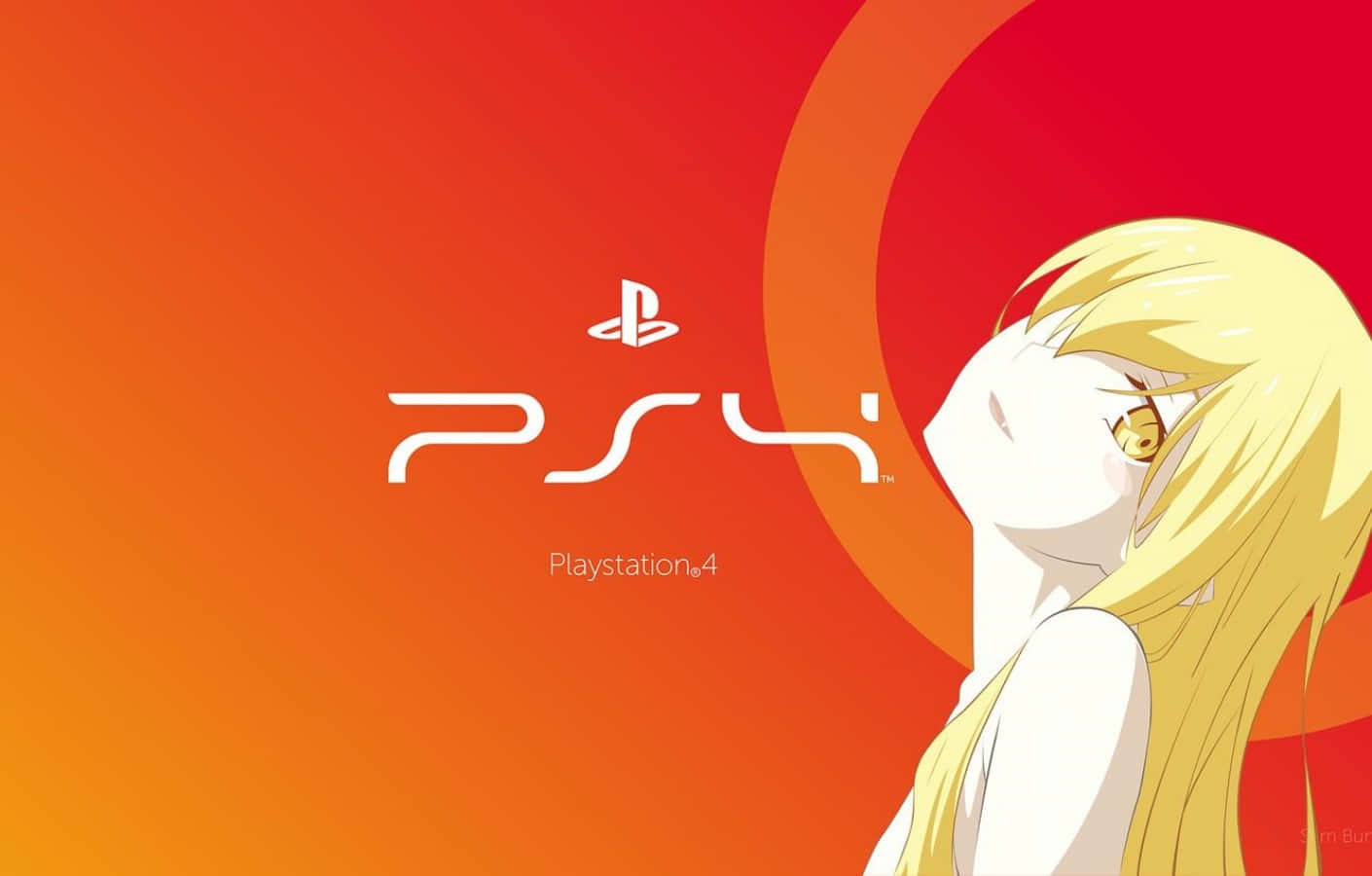 Ps4 Theme Nisioisin Shinobu Oshino Background