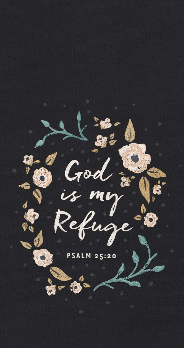 Psalm 25:30 Christian Quotes Background