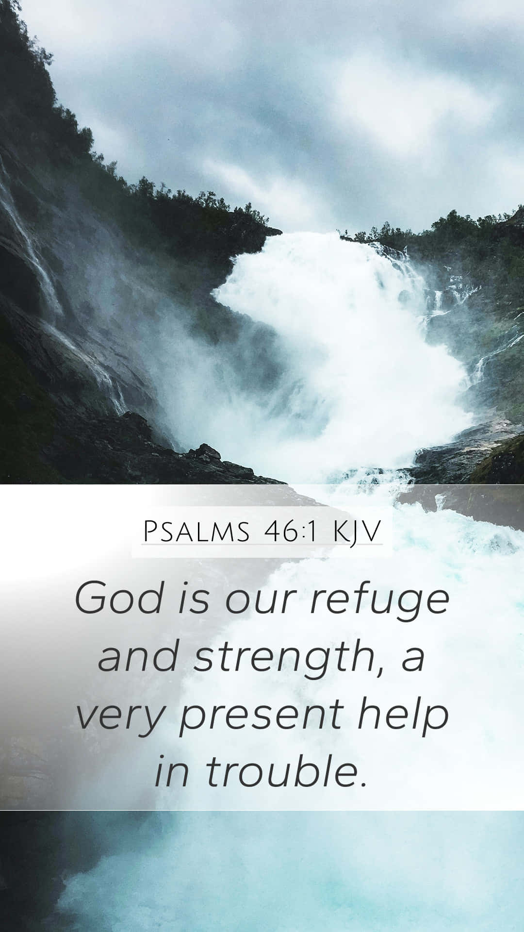 Psalms 441 Vv - God Is Our Refuge And Strong Present Help In Trouble Background