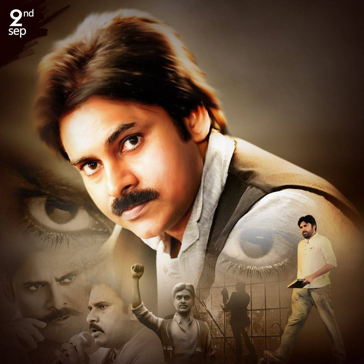 Pspk Collage Of Photos And Statues Background