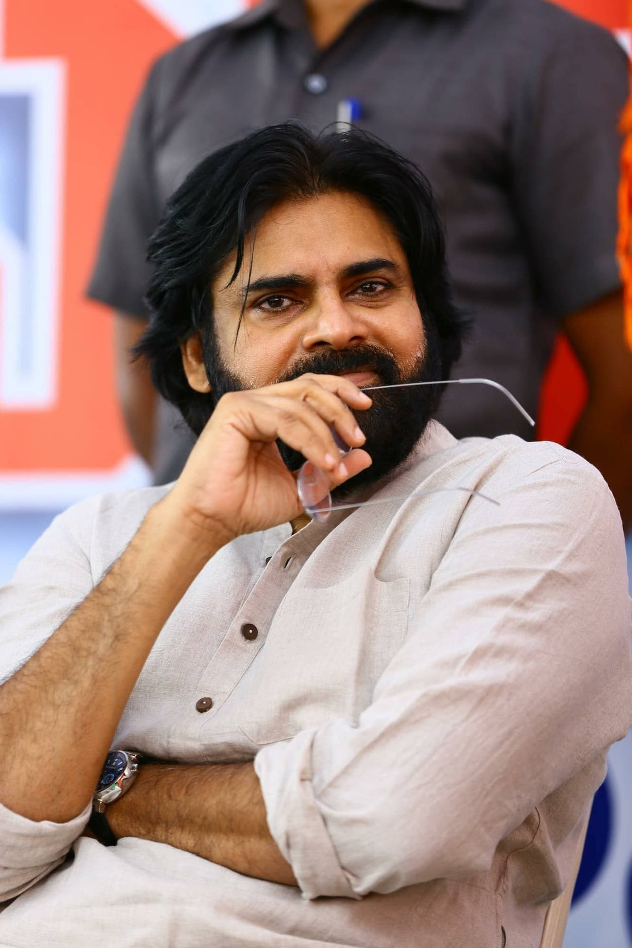 Pspk Pondering With Spectacles In Hand