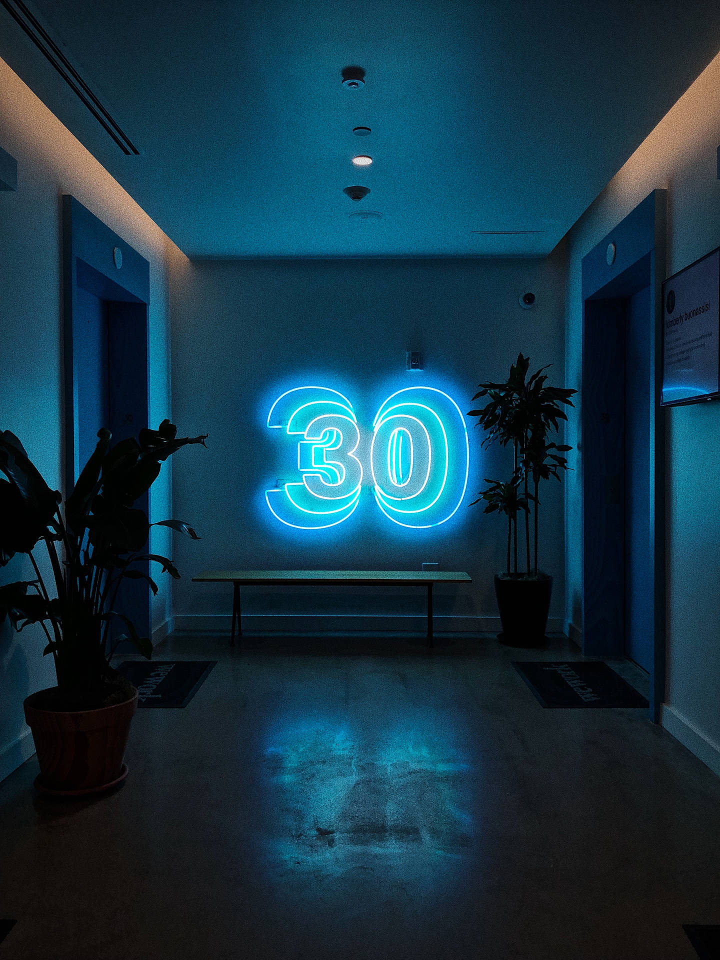 Psychedelic 30 Neon Sign