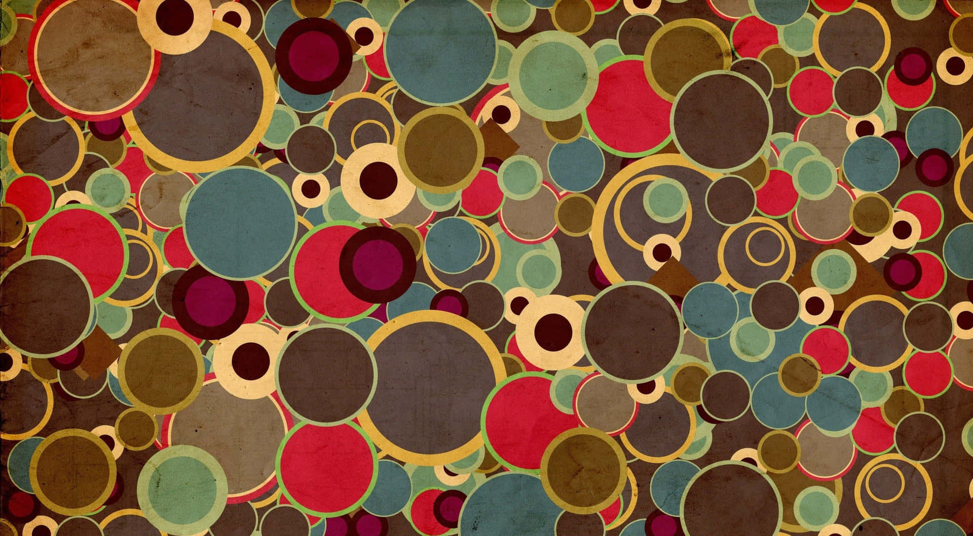 Psychedelic 70s Paradise: Dive Into A World Of Color Background