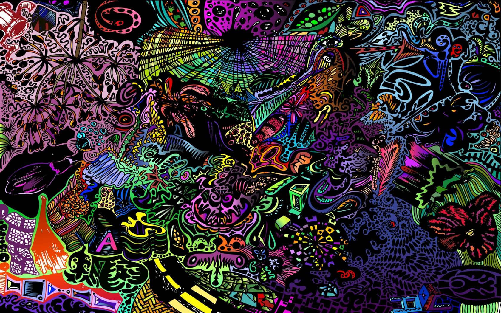 Psychedelic Abstract Art Fondos De Pantalla