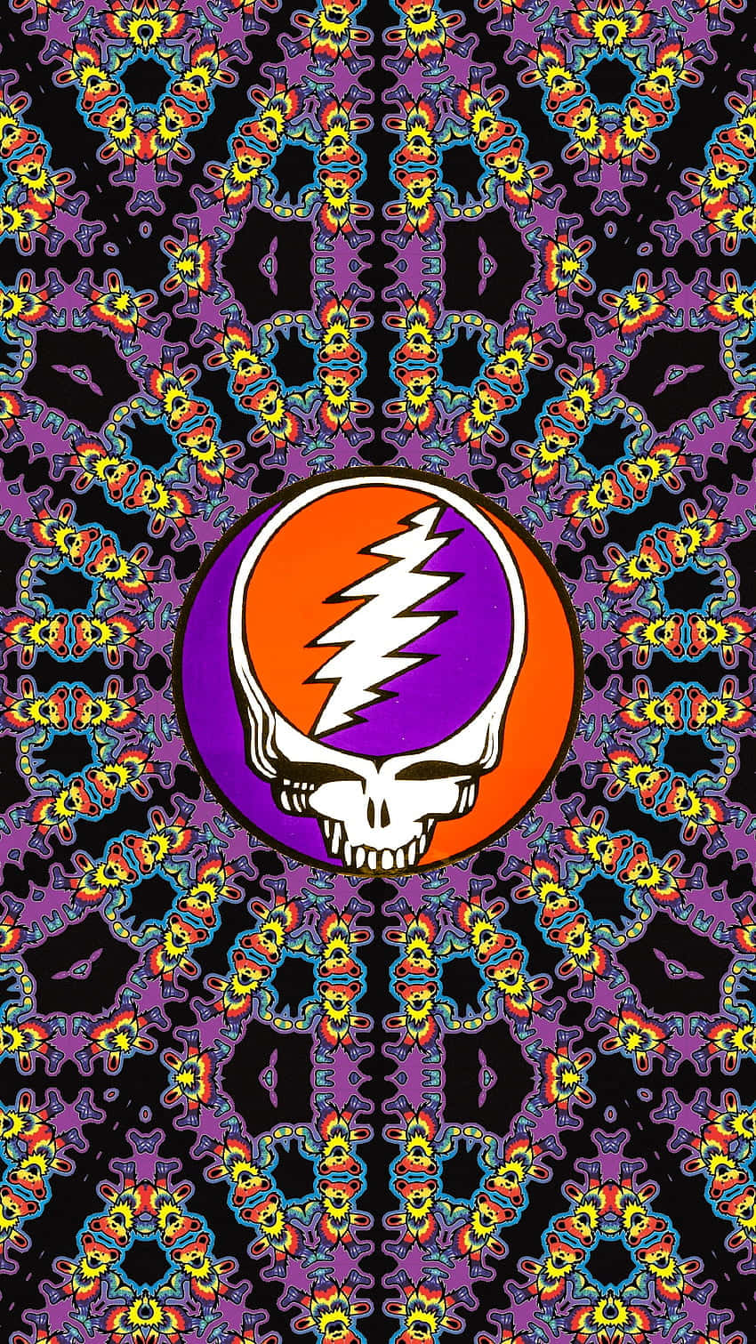 Psychedelic Art Print Grateful Dead Iphone