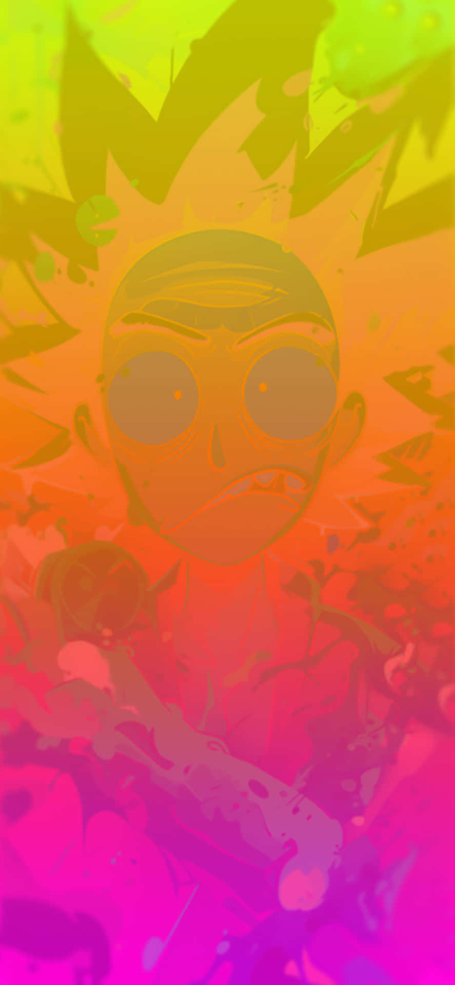 Psychedelic Character Explosion Background