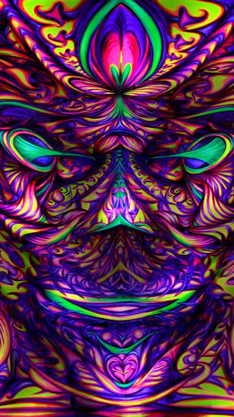 Psychedelic Grunge Experience Background