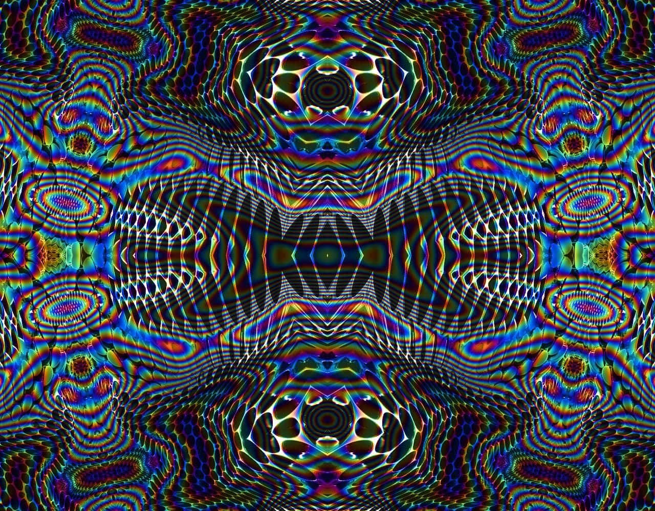 Psychedelic Grunge Explosion Background