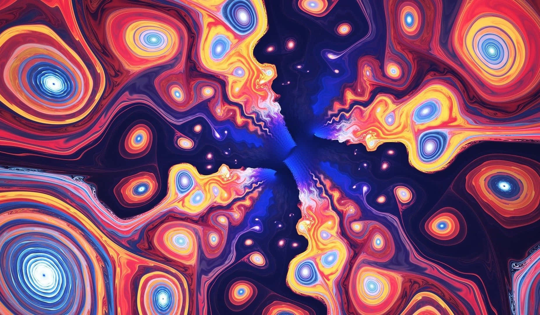 Psychedelic Grunge Explosion Background