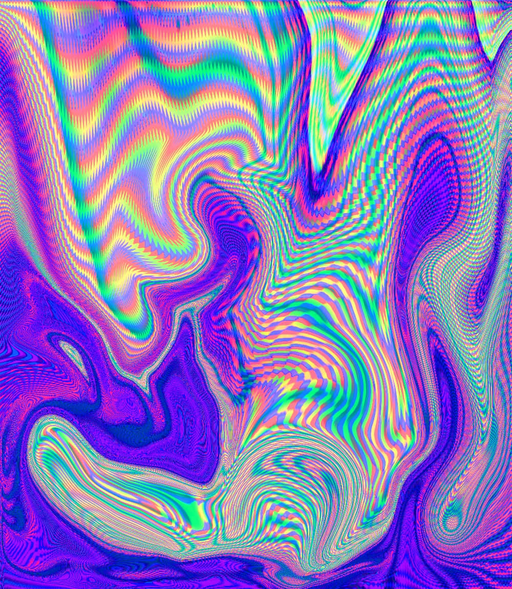 Psychedelic Grunge Explosion Background