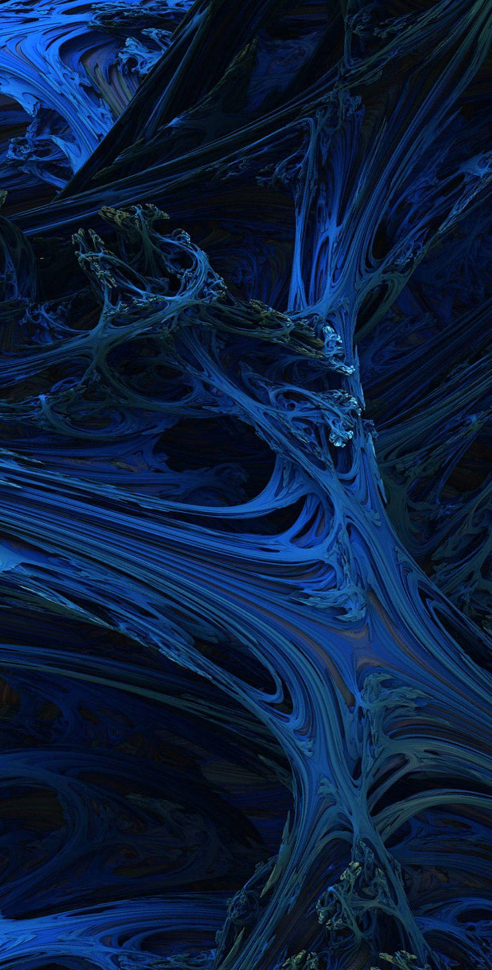 Psychedelic Iphone Blue Stretched Gum Background