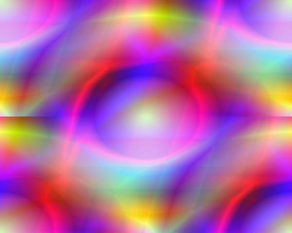 Psychedelic Rainbow Background