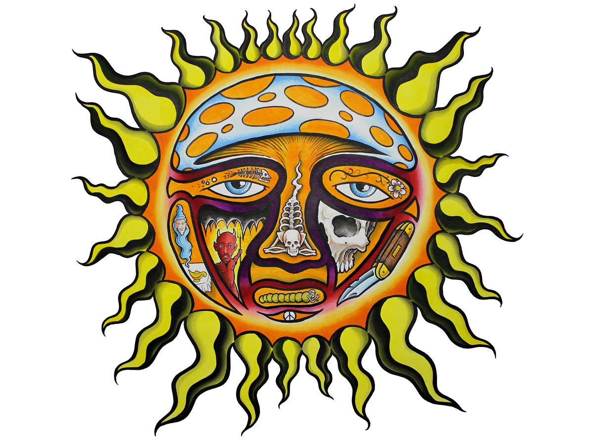 Psychedelic Sun From Sublime Album Background